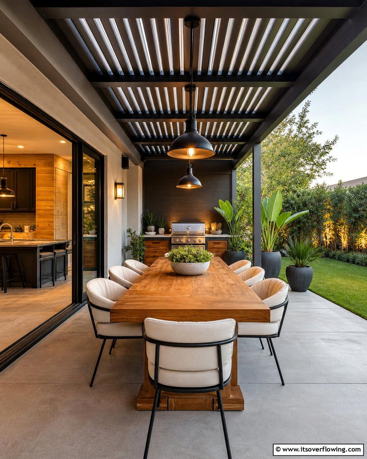 Pendant Lights for a Modern Touch - 20 Covered Patio Lighting Ideas for Outdoor Ambiance