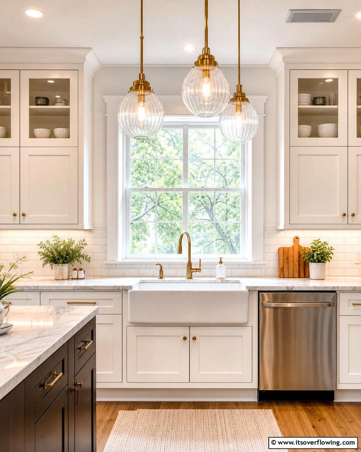 Pendant Lights for a Stylish Statement - 20 Kitchen Sink Lighting Ideas for a Brighter Space