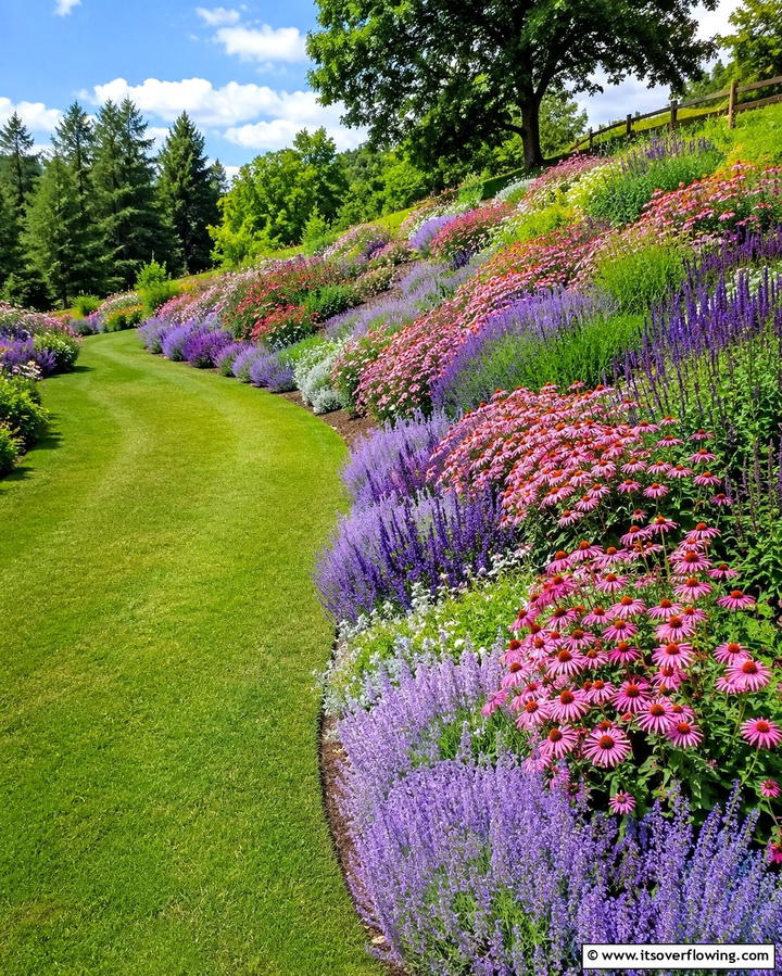 Perennial Borders for Slopes - 30 Hillside Landscaping Ideas for Sloped Yards