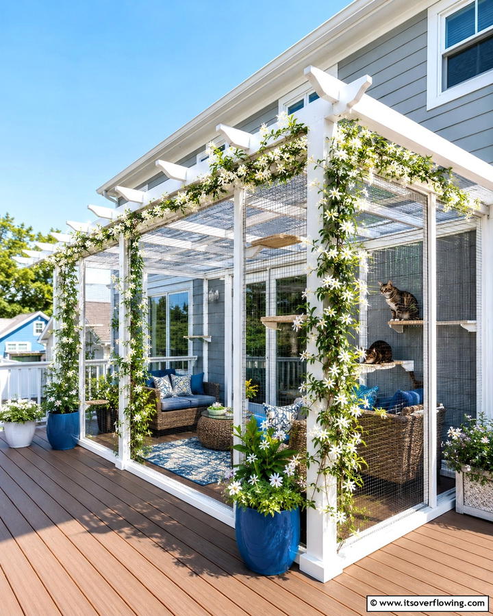 Pergola Inspired Catios - 25 Outdoor Catio Ideas for Your Feline Friends