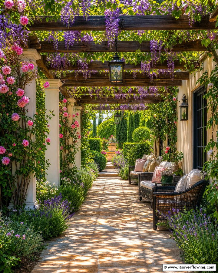 Pergola Inspired Trellis - 21 Garden Trellis Ideas to Support Climbing Plants Stylishly
