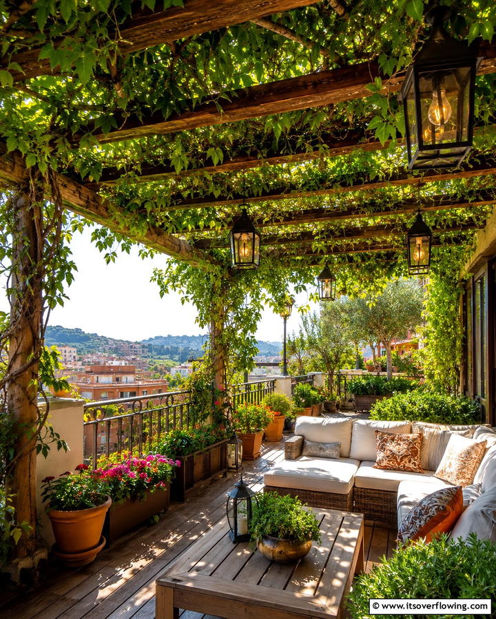 Pergola Style TrellisExact - 25 Beautiful Balcony Trellis Ideas for Your Space