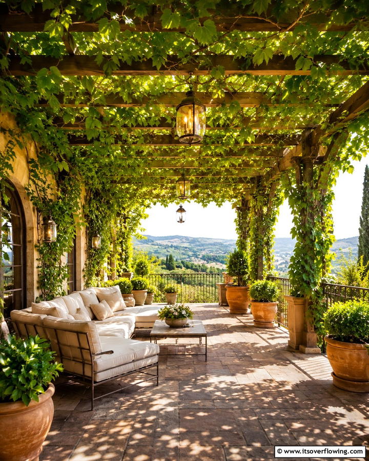 Pergola Style TrellisOne - 25 Beautiful Balcony Trellis Ideas for Your Space