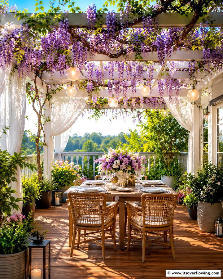 Pergola for Shade and Style - 25 Balcony Deck Ideas- Transform Your Outdoor Space