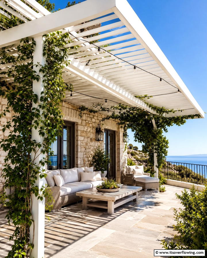 Pergola for Shade and Style - 25 Townhouse Patio Ideas for Small Outdoor Spaces