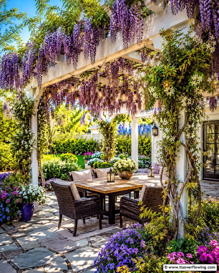 Pergola with Vines - 20 Stunning Large Backyard Ideas for Outdoor Living