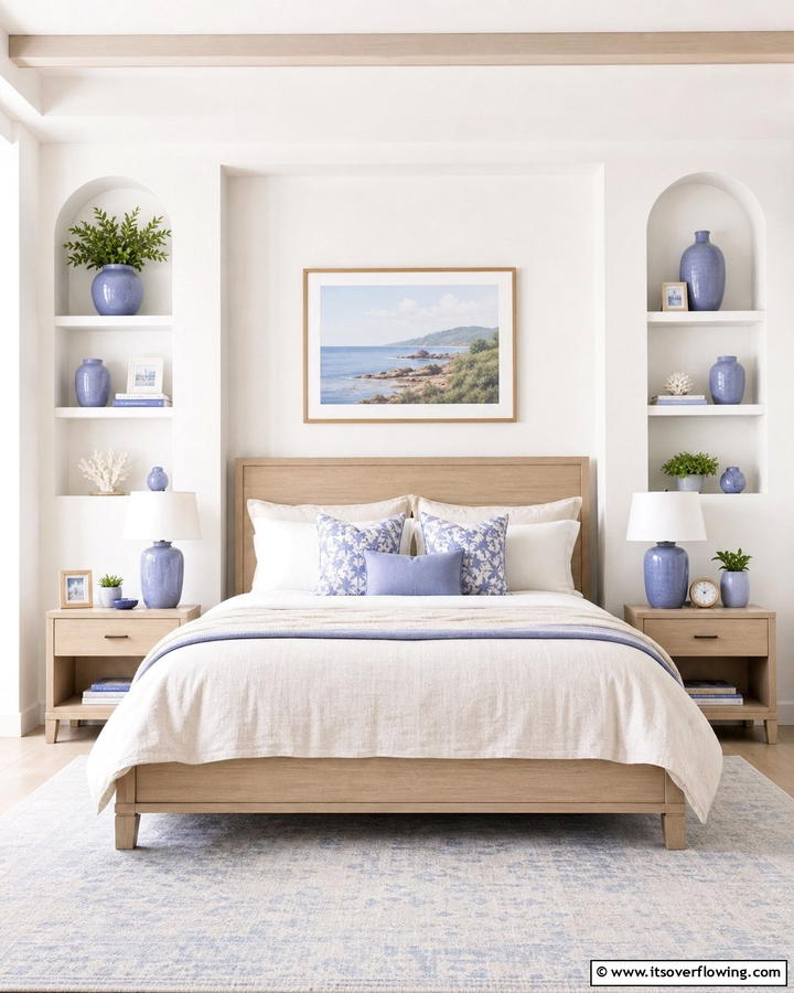 Periwinkle Decorative Accessories - 20 Periwinkle Bedroom Ideas for a Calming Retreat