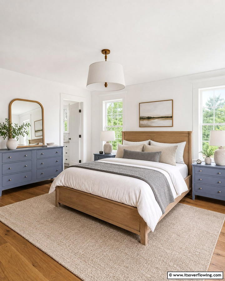 Periwinkle Painted Furniture - 20 Periwinkle Bedroom Ideas for a Calming Retreat