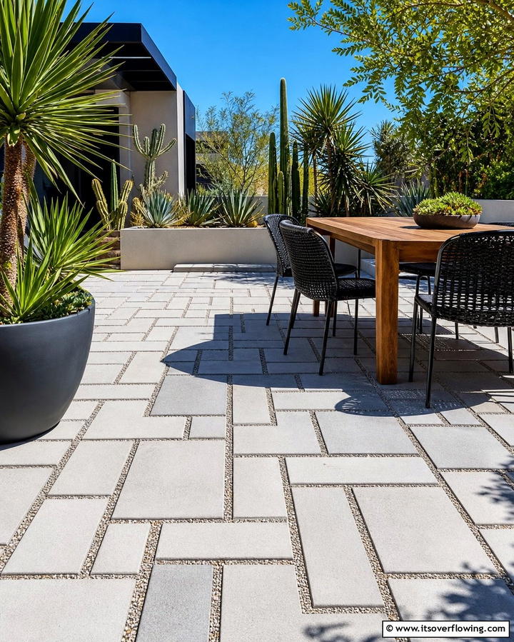 Permeable Pavers - 25 Xeriscape Ideas for Low-Water Landscaping