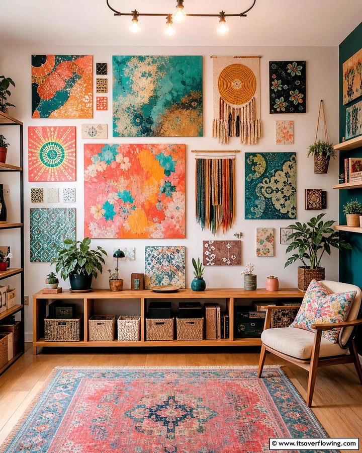 Personal DIY Wall Art - 21 Innovative Blank Wall Ideas to Maximize Your Space