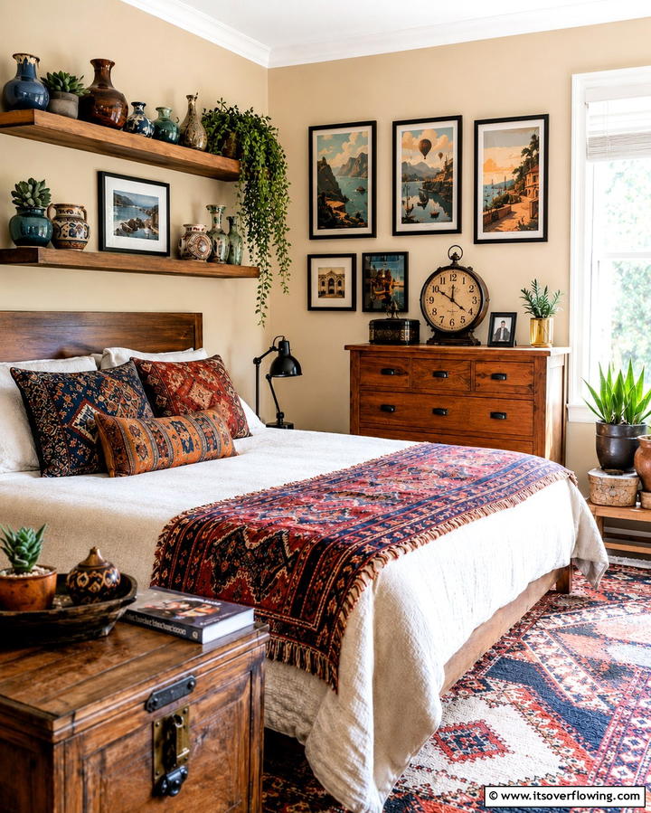 Personal Decor Accents - 25 Eclectic Bedroom Ideas to Inspire Your Space