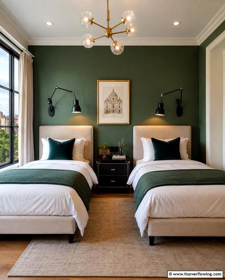 Personal Lighting Fixtures - 25 Shared Bedroom Ideas for Small Rooms to Maximize Space