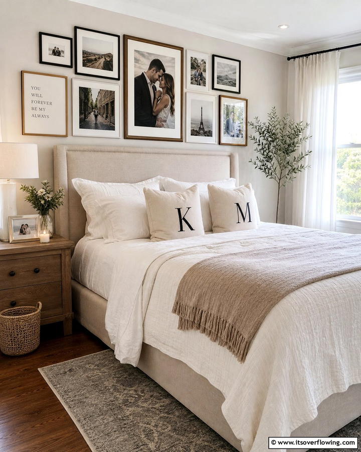 Personal Touches and Photos - 17 Romantic Bedroom Ideas for Intimate and Cozy Retreats