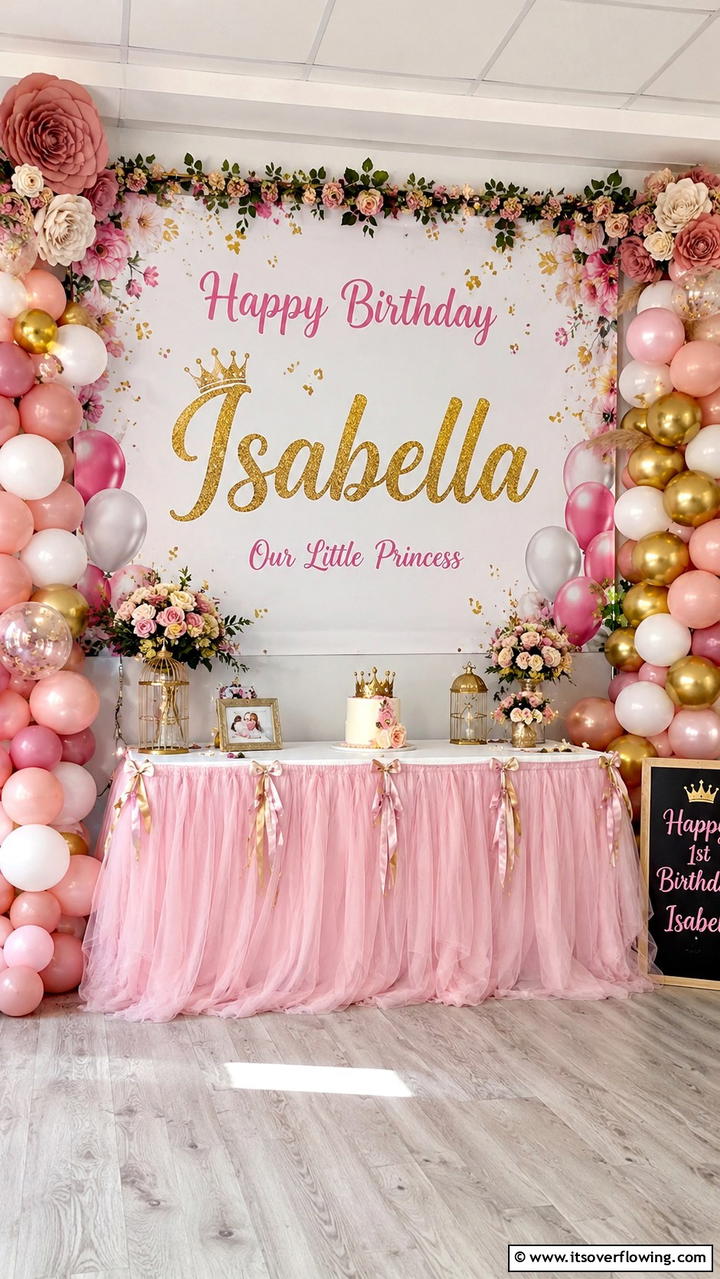 Personalized Birthday Banner - 30 Birthday Decoration Ideas for Memorable Celebrations