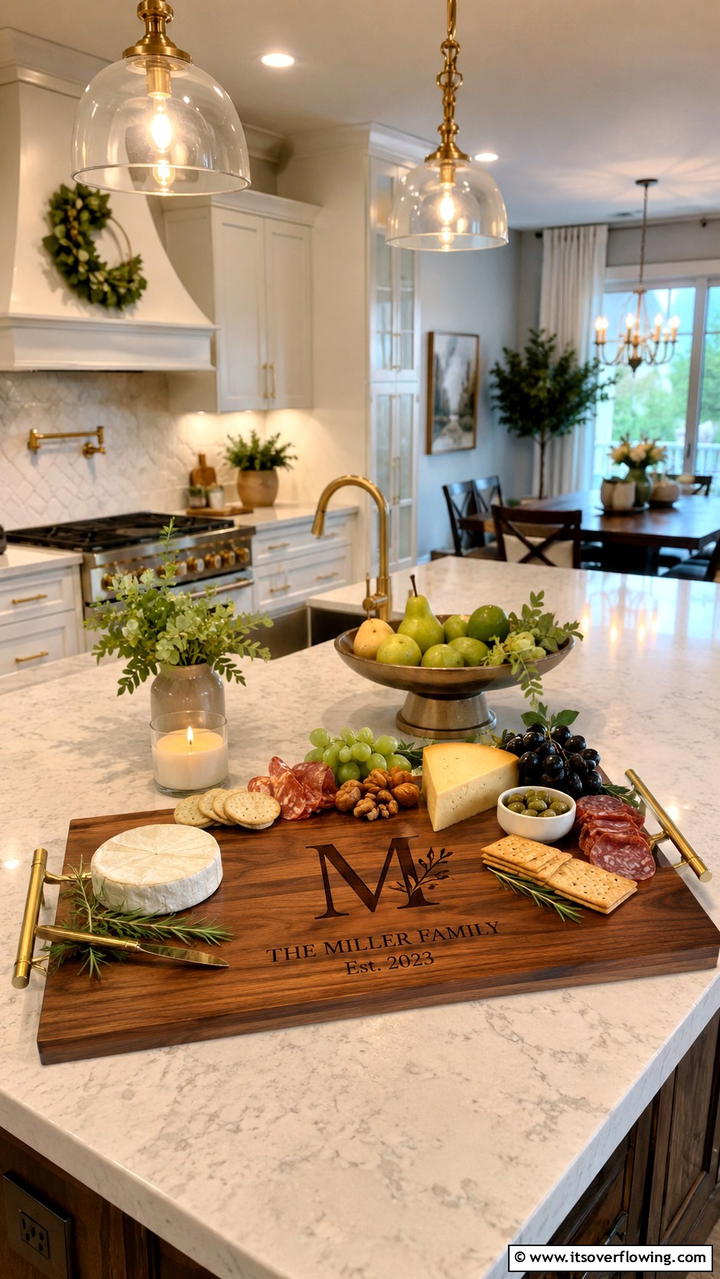 Personalized Cheese Board - 21 Wedding Gift Ideas for Couples- Thoughtful and Practical