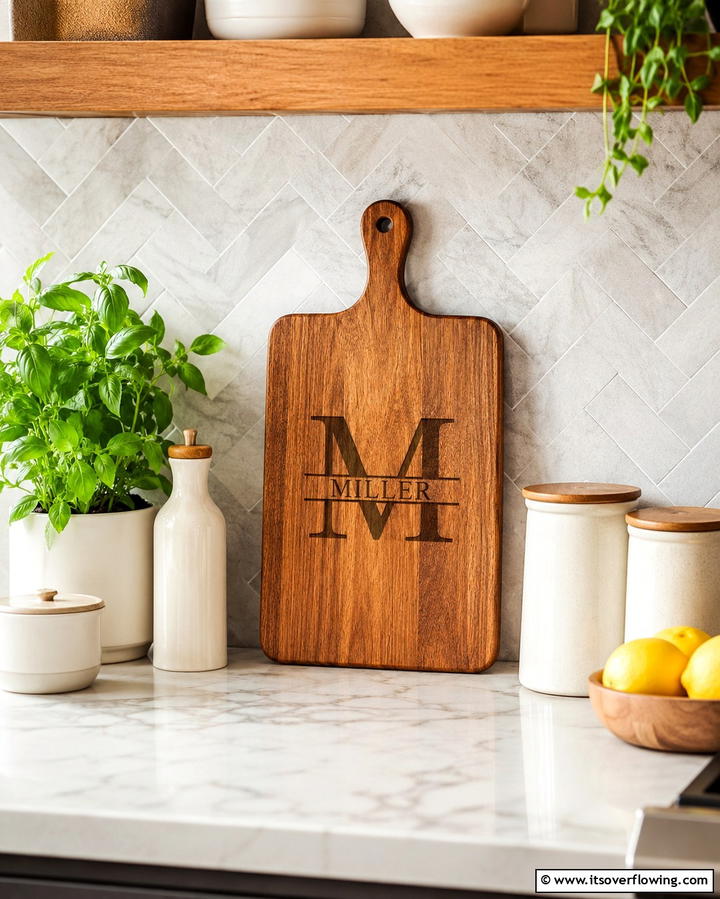 Personalized Cutting Board - 30 Last Minute Wedding Gift Ideas They’ll Actually Use