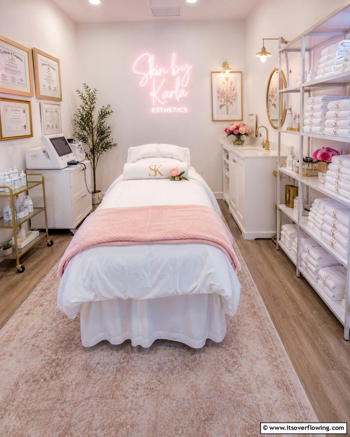 Personalized Decor Accents - 25 Esthetician Room Ideas for a Relaxing and Professional Space