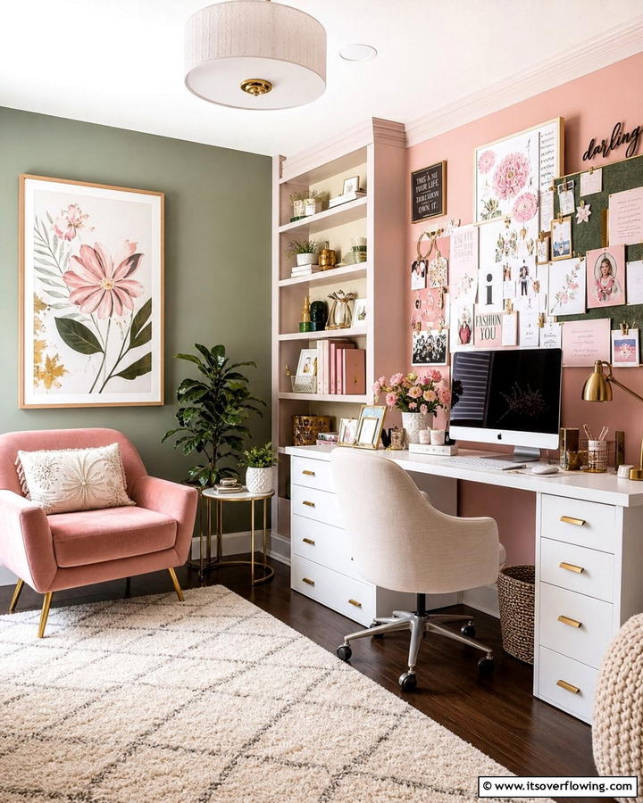 Personalized Decor Expression - 21 Functional Bedroom Office Ideas for Productive Spaces
