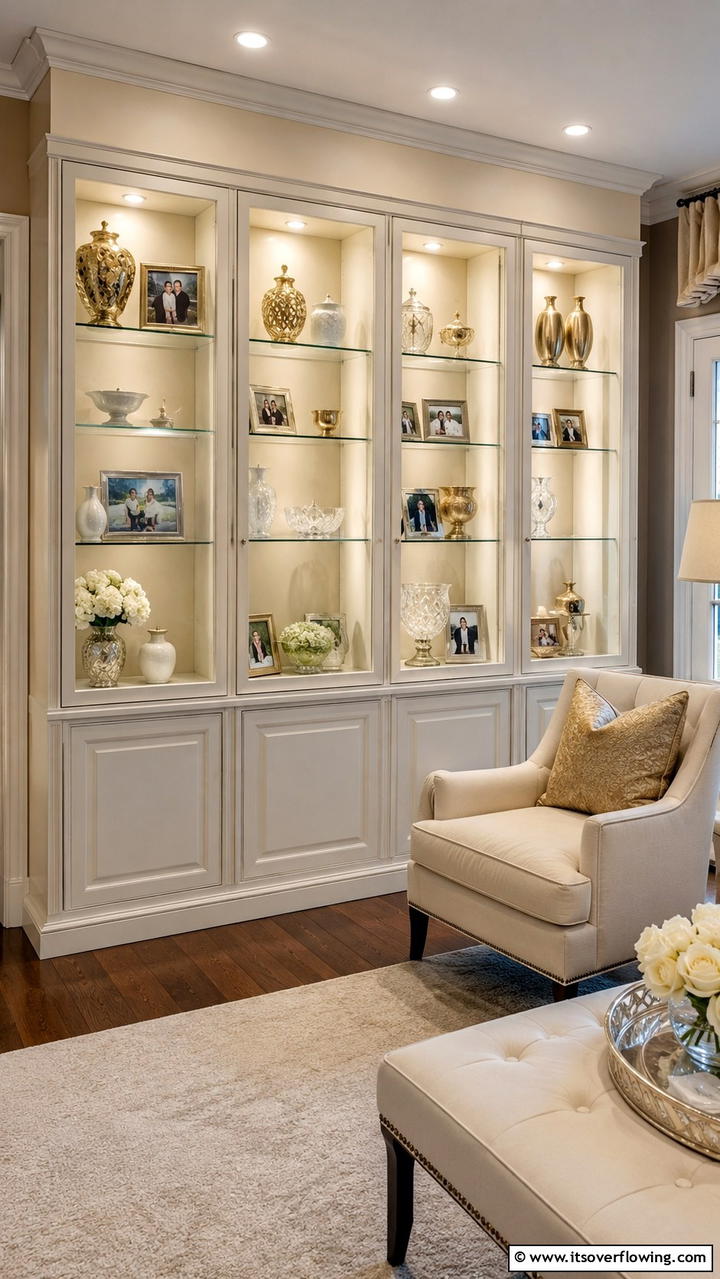 Personalized Display Cases - 30 Creative Bookshelf Decor Ideas for Organized Living Spaces