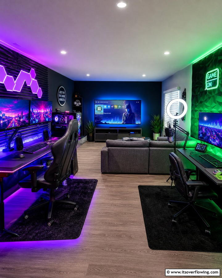 Personalized Gaming Zones - 21 Gaming Bedroom Ideas for an Immersive Entertainment Setup