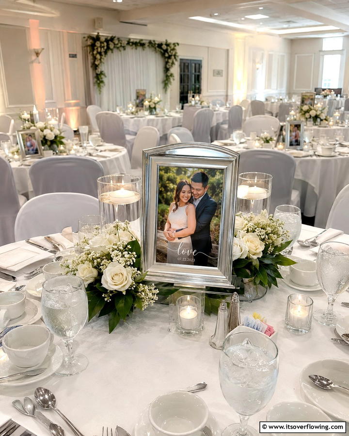 Personalized Photo DisplaysExact - 30 Rehearsal Dinner Centerpiece Ideas for Memorable Nights