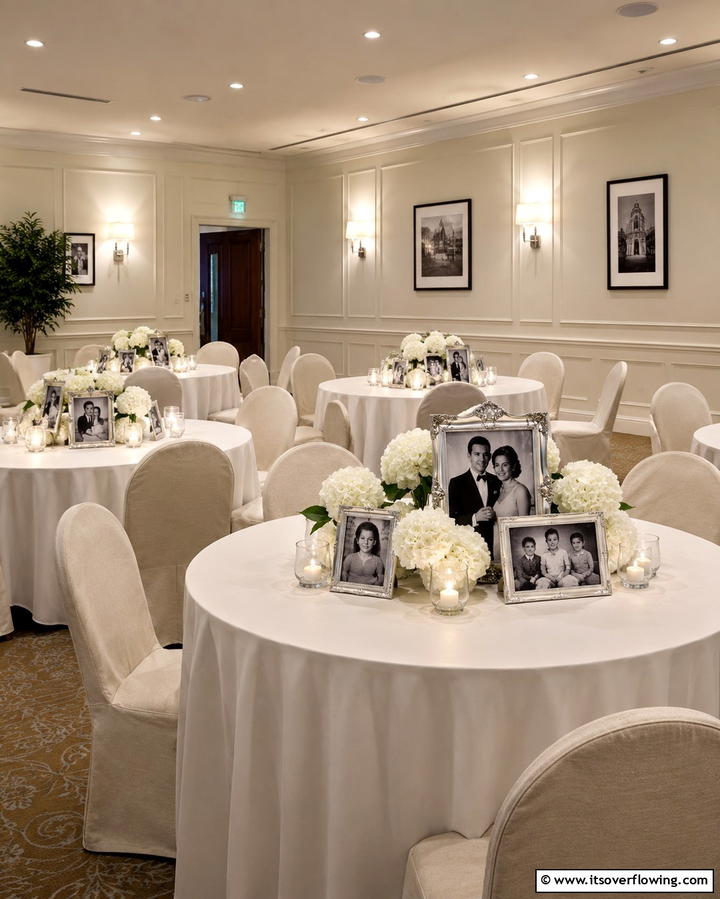 Personalized Photo DisplaysOne - 30 Rehearsal Dinner Centerpiece Ideas for Memorable Nights