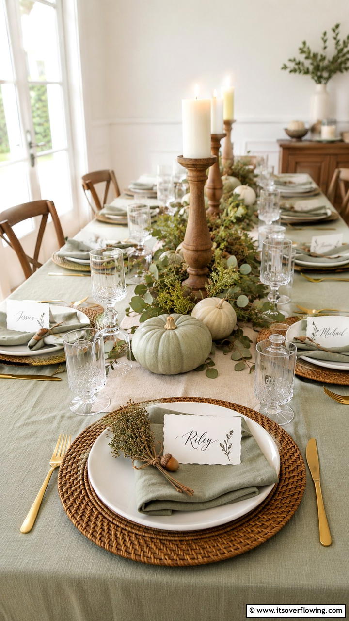 Personalized Place Cards - 30 Friendsgiving Decor Ideas for Festive Gatherings