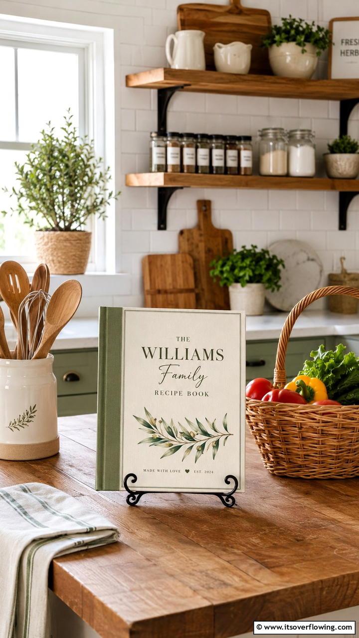 Personalized Recipe Book - 21 Wedding Gift Ideas for Couples- Thoughtful and Practical