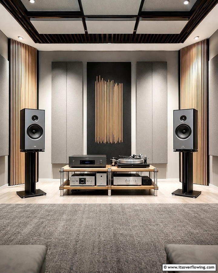 Personalized Sound System - 25 Guitar Room Ideas for Music Lovers