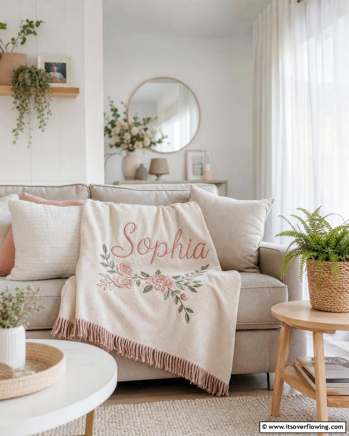 Personalized Throw Blanket - 21 Thoughtful Family Gift Ideas for Every Occasion