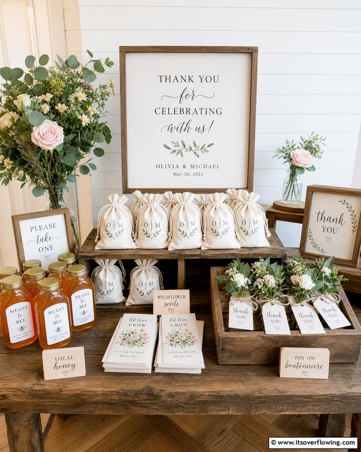 Personalized Wedding Favors - 21 Spring Wedding Theme Ideas for Fresh Celebrations