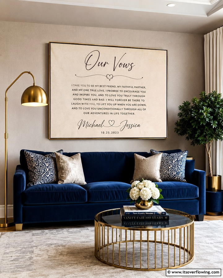 Personalized Wedding Vows Artwork - 30 Last Minute Wedding Gift Ideas They’ll Actually Use