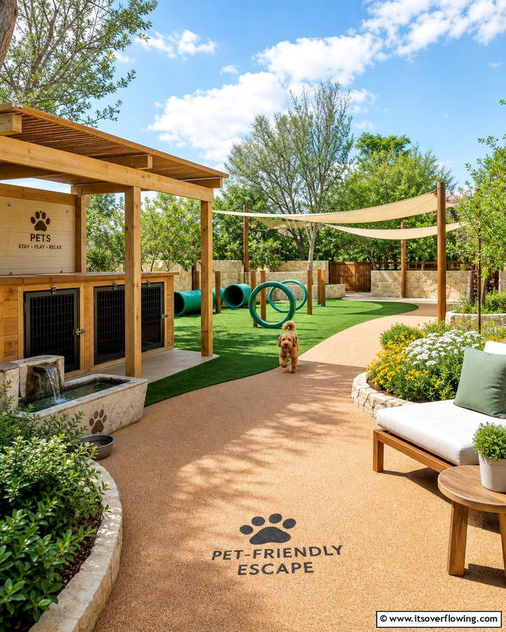 Pet Friendly Escape Courtyard - 21 Courtyard Ideas to Design a Peaceful Outdoor Oasis
