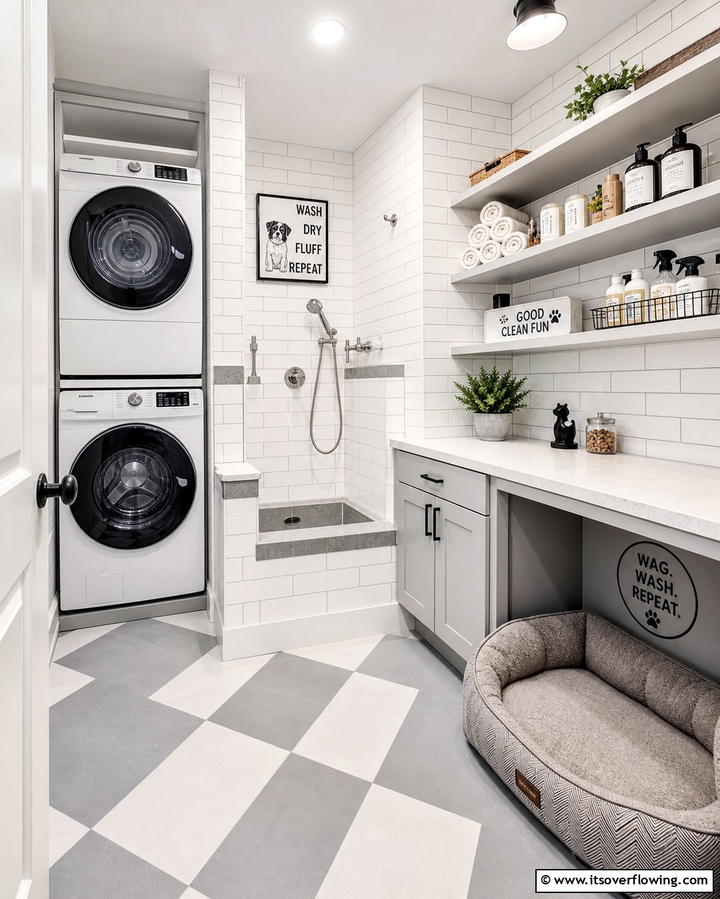 Pet Friendly Laundry Room - 25 Dog Room Ideas for a Pet-Friendly Home