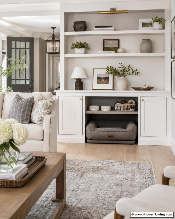 Pet Friendly Nook - 25 Inviting Living Room Nook Ideas for Cozy Spaces