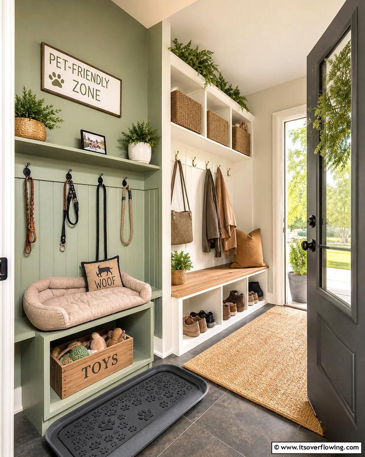 Pet Friendly Zones - 25 Boot Room Ideas for Organized Entryways