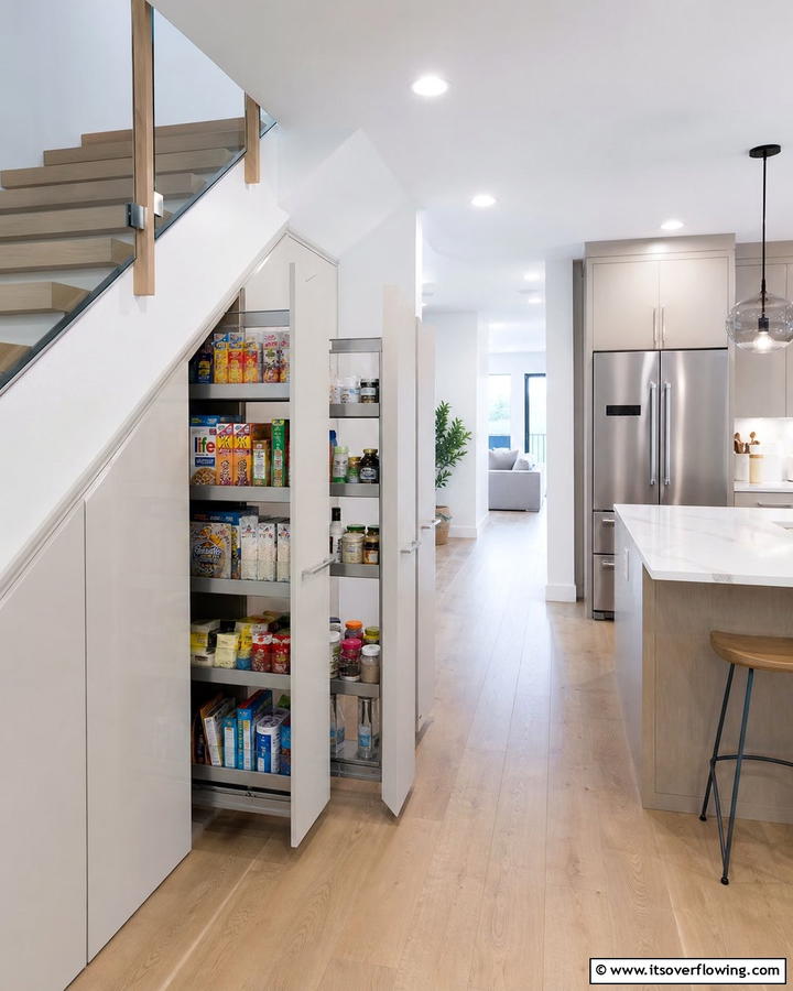 Pet Nook - 25 Under Stair Storage Ideas for Maximizing Space