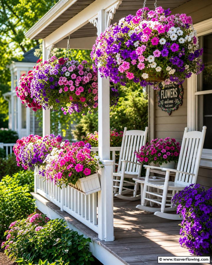 Petunias Vibrant and Versatile Flowers - 25 Outdoor Plants for Patio to Enhance Your Space