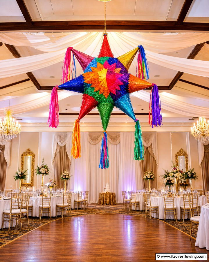 Piata Fun for Guests - 25 Mexican Wedding Ideas for a Colorful and Festive Celebration
