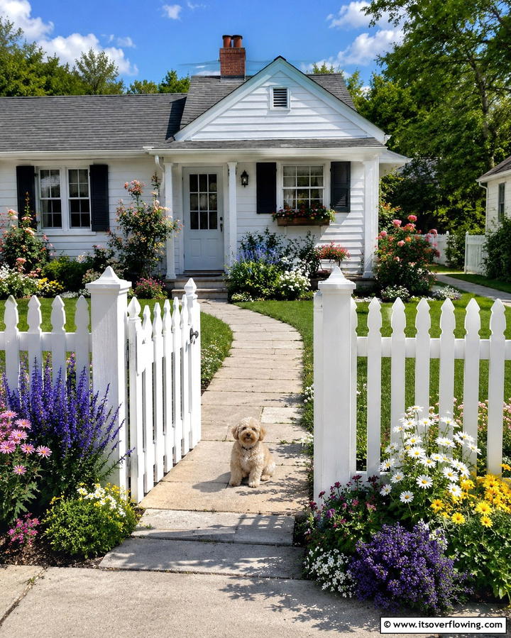 Picket Fence - 25 Dog Fence Ideas for a Safe and Stylish Yard