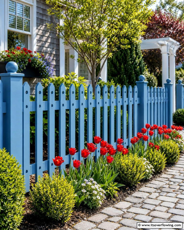 Picket Fence with a Twist - 25 Small Garden Fence Ideas for Your Outdoor Space