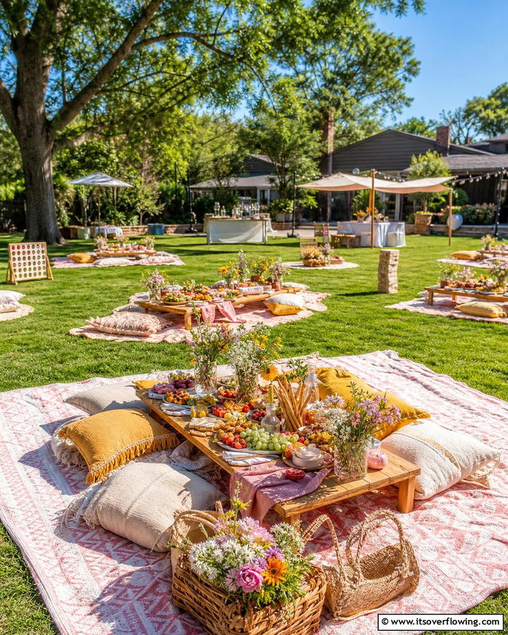 Picnic Style Celebration - 21 Backyard Wedding Ideas for a Magical Outdoor Celebration