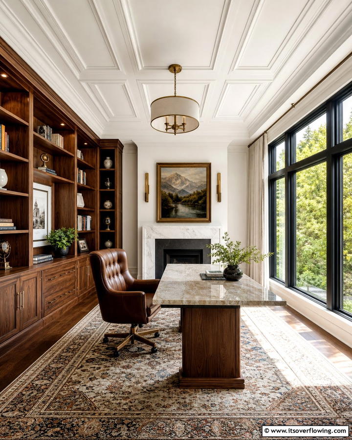 Picture Frame Molding - 25 Elegant Ceiling Trim Ideas to Elevate Your Home