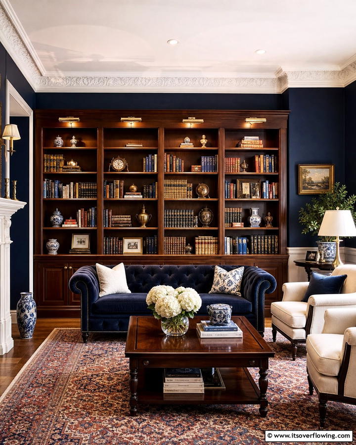 Picture Lights for a Classic Touch - 20 Bookshelf Lighting Ideas- Illuminate Your Collection