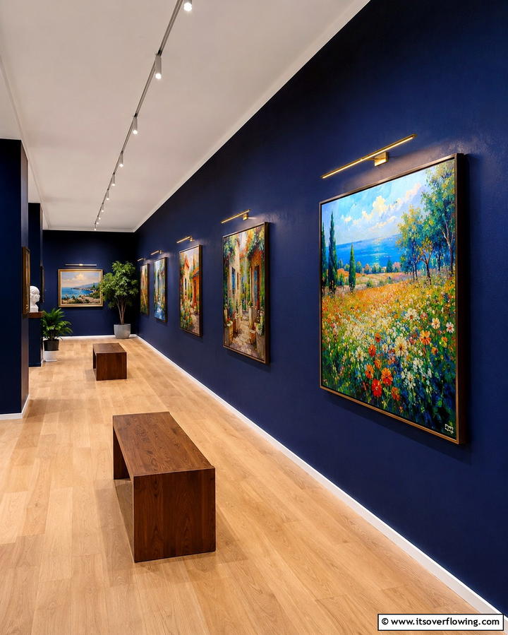 Picture Lights to Highlight Artwork - 25 Hallway Lighting Ideas to Brighten Your Space