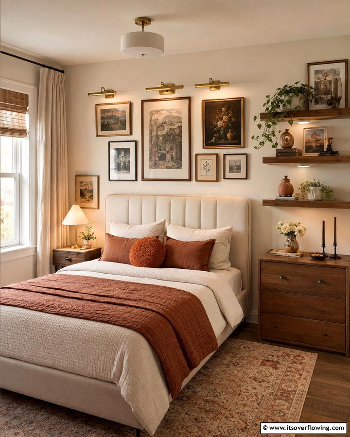 Picture Lights - 20 Small Bedroom Lighting Ideas for a Cozy and Inviting Space