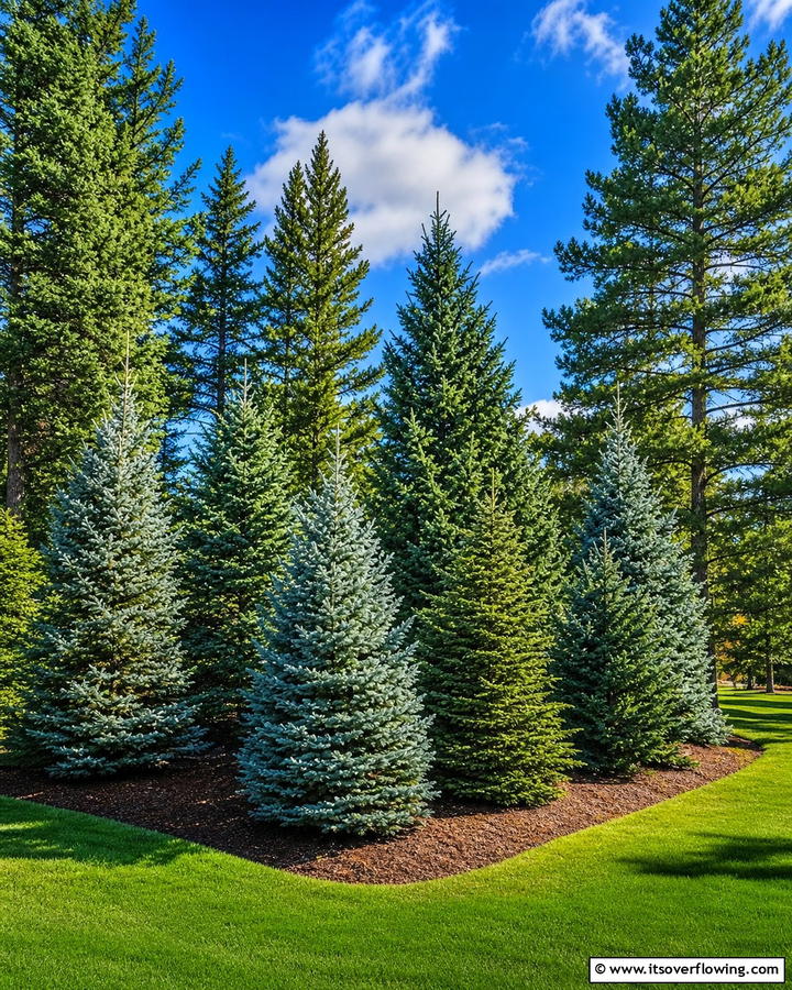 Pine Tree Christmas Grove - 20 Pine Tree Landscape Ideas for a Natural Backyard