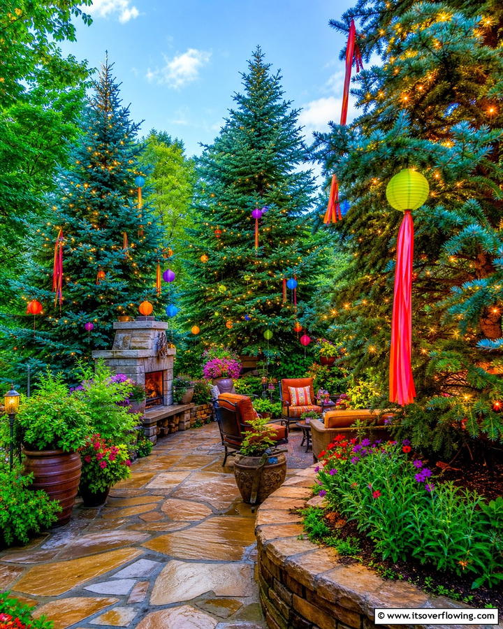 Pine Tree Seasonal Decor - 20 Pine Tree Landscape Ideas for a Natural Backyard