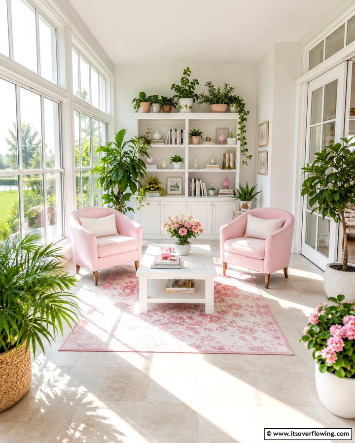 Pink and White Furniture - 25 Pink Room Ideas to Create a Cozy and Inviting Space