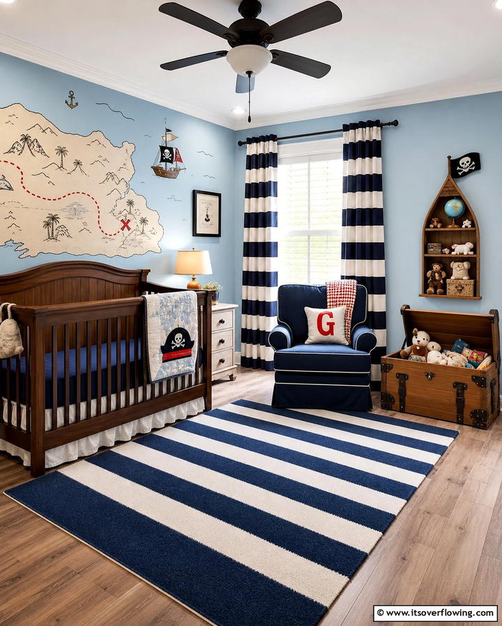 Pirate Adventure Nursery - 25 Whimsical Nursery Ideas for a Magical Space